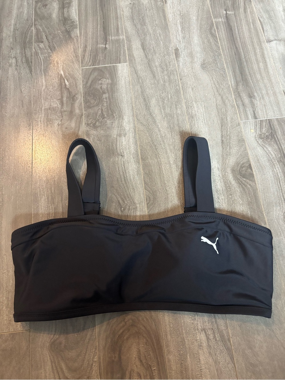 Puma Black Women's Swim Bralette Top